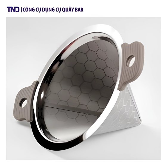 Phễu Lọc Trà Inox Cỡ Đại 2 Lớp Không Gỉ