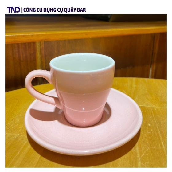 Ly Espresso Sứ Men Hồng - 80ml