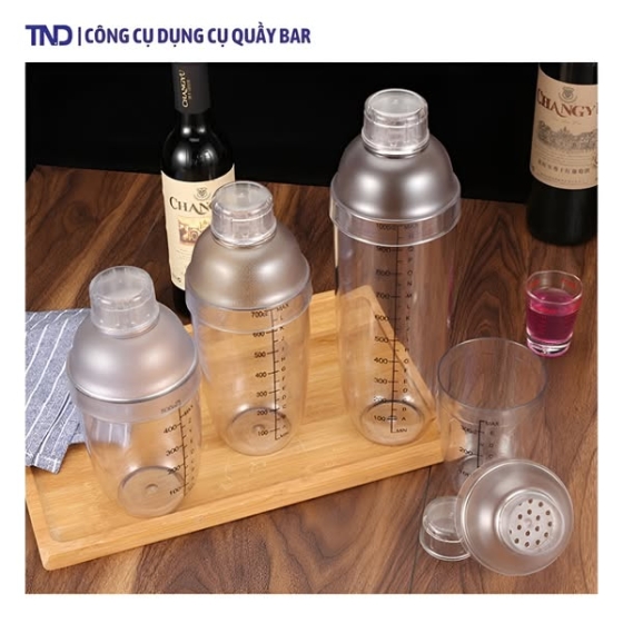 Bình lắc nhựa 350ml, 530ml, 700ml, 1L