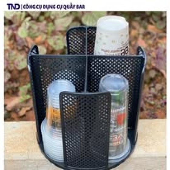 Kệ Nhựa Đựng Ly Take-away 4 Ngăn 