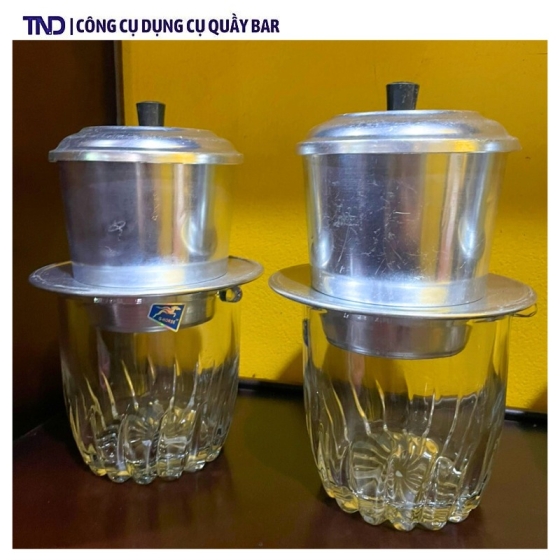 Xô Đá Thủy Tinh - Đế Ra Cà Phê Thủy Tinh Cao Cấp