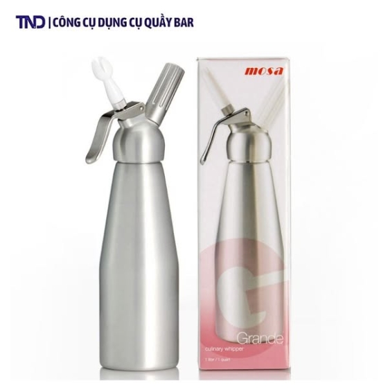 Bình xịt kem Mosa 0,5L; 1L