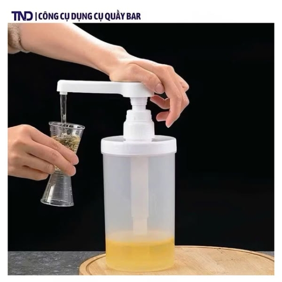 Bình Nhựa 1L PP + Vòi Pump 20ml