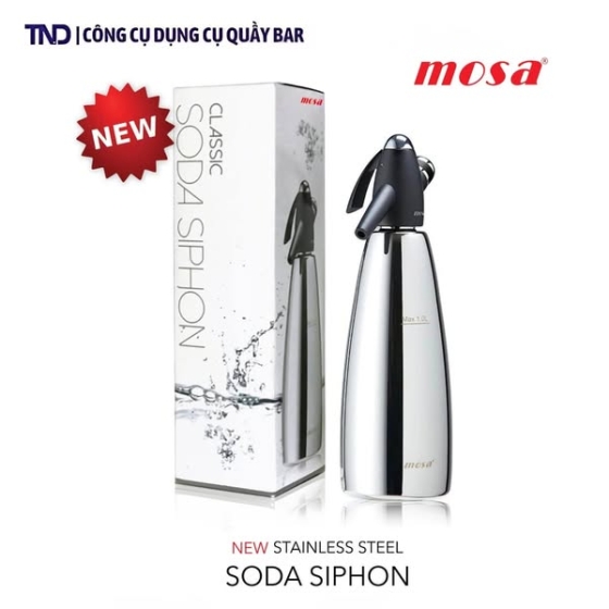 Bình Soda Mosa Inox 1L