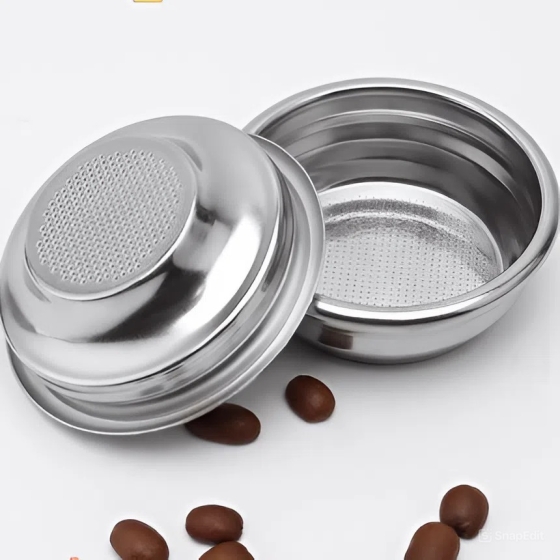 Giỏ Lọc Đôi/ Đơn Tay cầm Máy Pha Cà Phê 58mm