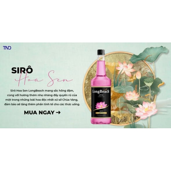 Siro Hoa Sen LongBeach 740ml