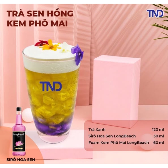 Siro Hoa Sen LongBeach 740ml