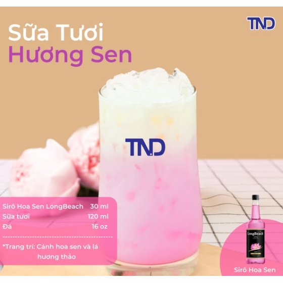 Siro Hoa Sen LongBeach 740ml