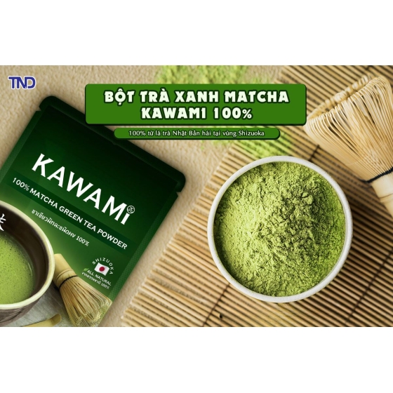 Bột Trà Xanh Matcha Nguyên Chất 100% Kawami 100g
