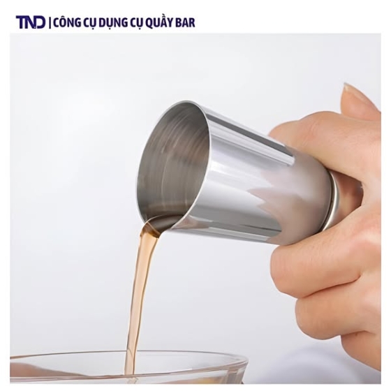 Jigger Định Lượng 2 Đầu Inox 10x20cc & 20x40cc