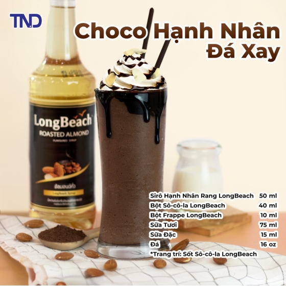 Siro Hạnh Nhân Rang LongBeach 740ml