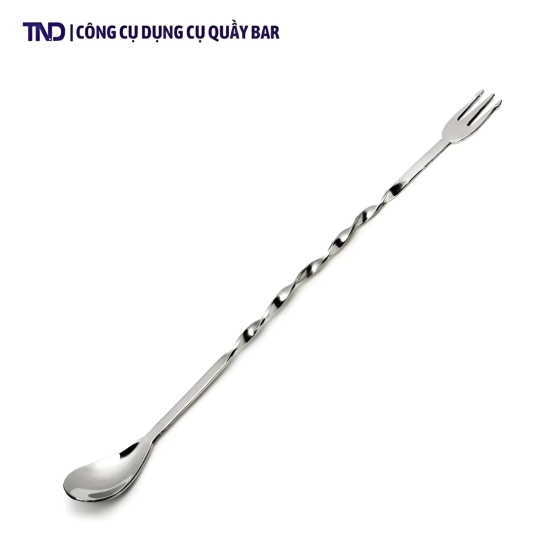  Muỗng Bar Inox 2 Đầu 