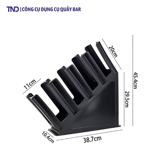 Kệ Đựng Ly Mang Đi 4 Ngăn 1 Tầng