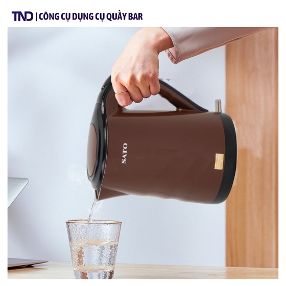 Ấm Siêu Tốc Sato 17ST62 1,8L Cách Nhiệt 