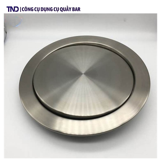 Viền Rác Nắp Lật Inox 304 Không Gỉ Set