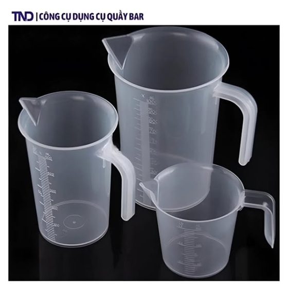 Ca đong nhựa 50ml, 100ml, 350ml, 500ml, 1000ml, 2000ml, 3500ml, 5000ml