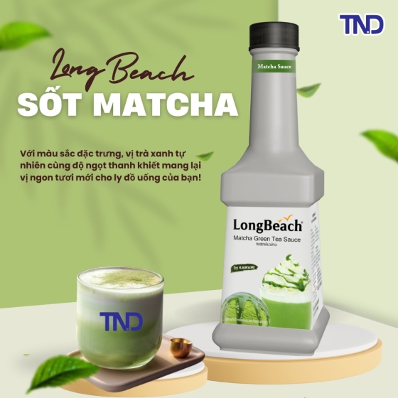 Sốt Matcha LongBeach 900ml