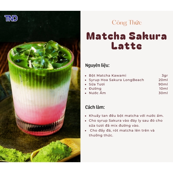 Siro Hoa Anh Đào LongBeach 740ml