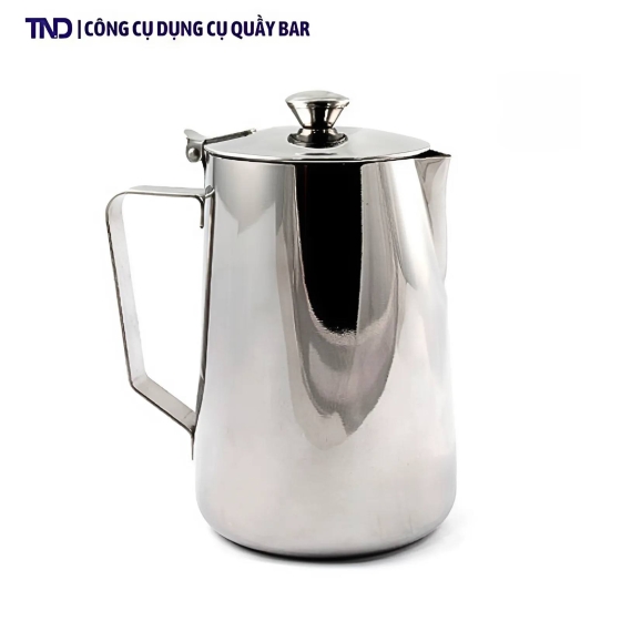 Ca Inox 304 Có Nắp 1L và 1,5L Có Nắp