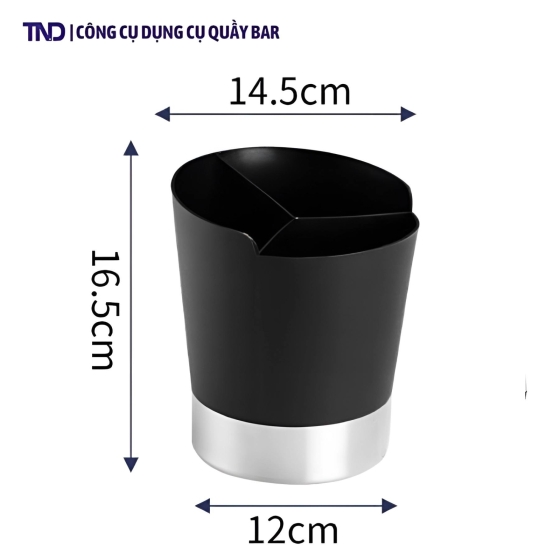 Kệ Đựng ống Hút Tròn 3 Ngăn 