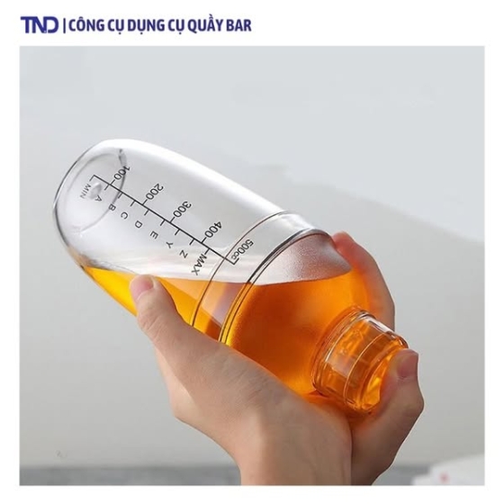 Bình lắc nhựa 350ml, 530ml, 700ml, 1L
