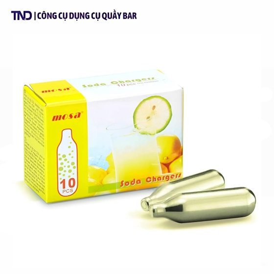 Gas Làm Soda Mosa CO2 - Hộp 10 Viên