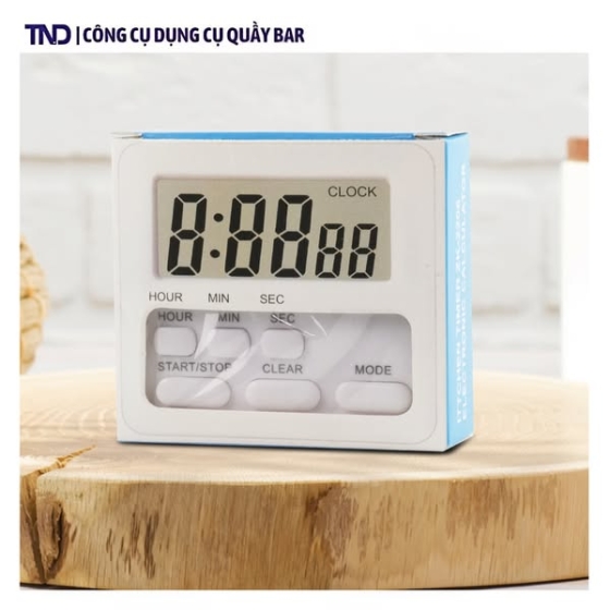 Đồng Hồ Bấm Giờ Đếm Ngược Thời Gian Điện Tử Mini V3
