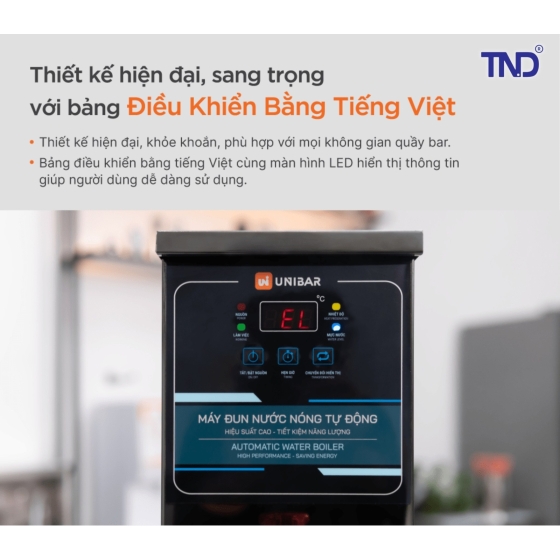 Máy Đun Nước Nóng Tự Động Unibar UB-S30L