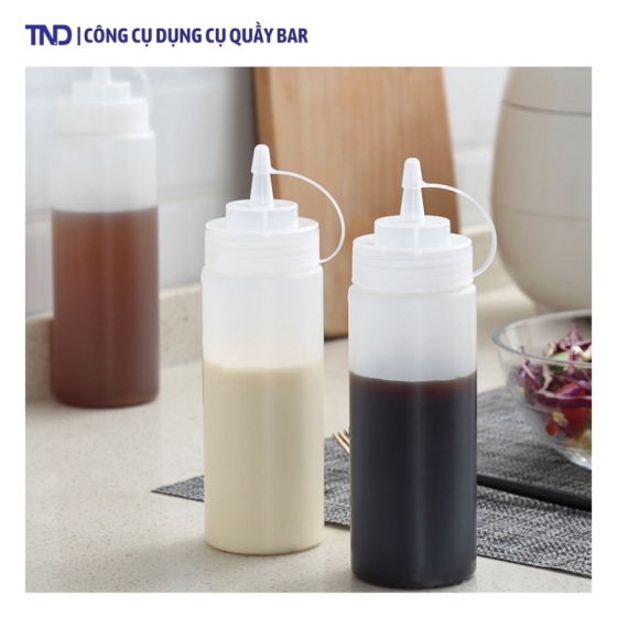 Chai Nhựa  Đựng Sốt, Sữa Đặc, Mứt Dung Tích 500ml; 680ml; 1L