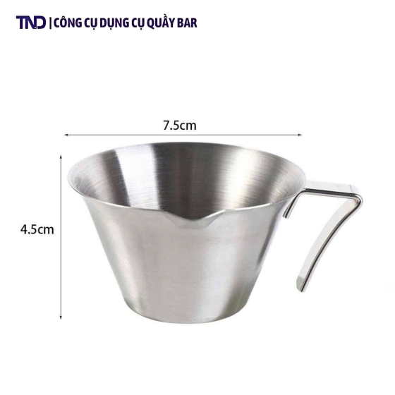Ca Đong 100ml Có Tay Cầm Inox 304