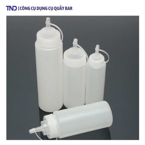 Chai Nhựa  Đựng Sốt, Sữa Đặc, Mứt Dung Tích 500ml; 680ml; 1L