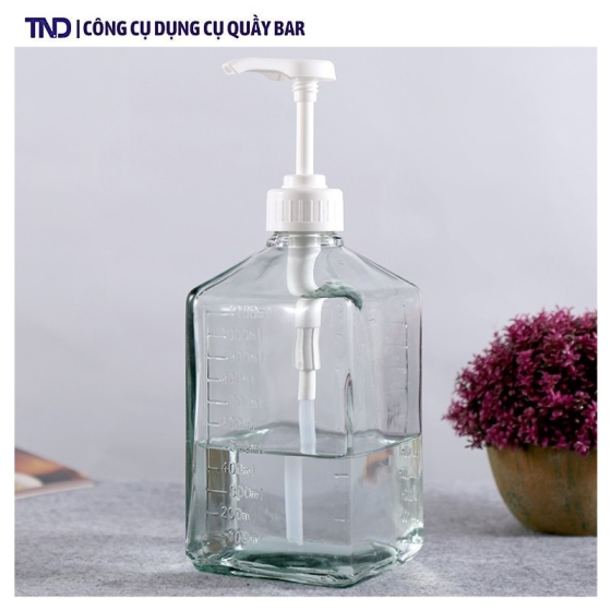 Bình Bơm Đường Nhựa, Thủy Tinh 