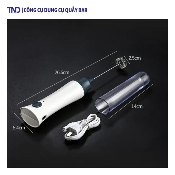 Máy Tạo Bọt Cà Phê Sạc Điện ZB