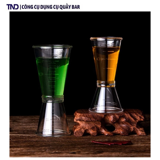  Ly Đong 2 Đầu - Jigger Nhựa 10x20cc & 20x40cc