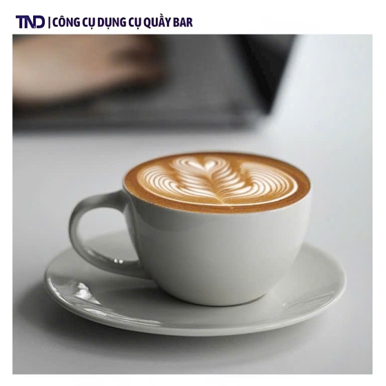 Tách Sứ Nhám Màu Ghi - 250ml