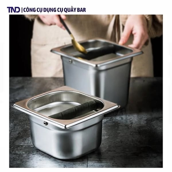 Hộc Đập Bã Cà Phê Chuyên Dụng Inox 304