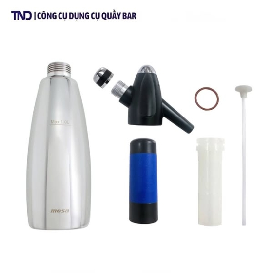 Bình Soda Mosa Inox 1L