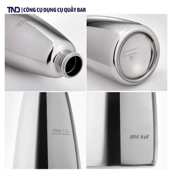 Bình Soda Mosa Inox 1L