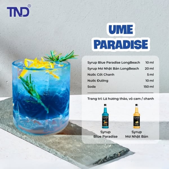 Siro Vỏ Cam Chanh Xanh LongBeach 740ml