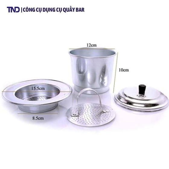 Phin Nhôm Pha Cà Phê Cỡ Lớn 200gr