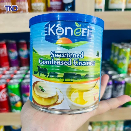 SỮA ĐẶC KONERI 1000GR  - THÙNG 24 LON