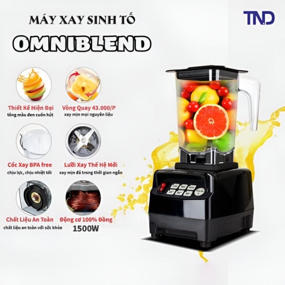Máy xay sinh tố công nghiệp Omniblend V TM-800A JTC