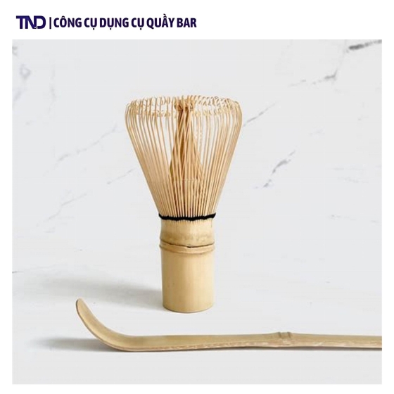 Chổi Chasen Đánh Matcha 100 Sợi Tre