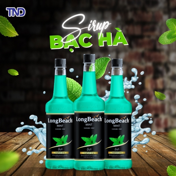 Siro Bạc Hà LongBeach 740ml