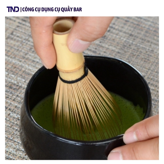 Chổi Chasen Đánh Matcha 100 Sợi Tre