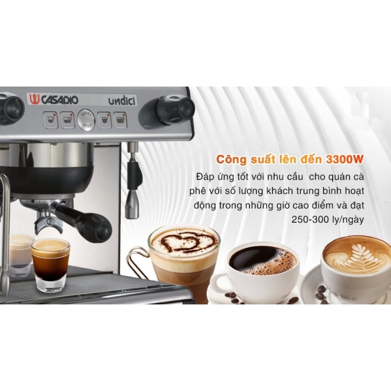Máy pha cà phê Casadio Undici 1 Group